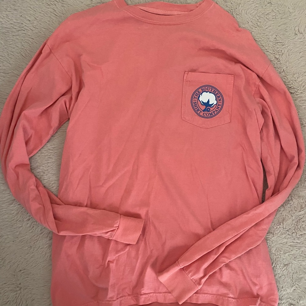 Coral Southern Shirt Co long sleeve